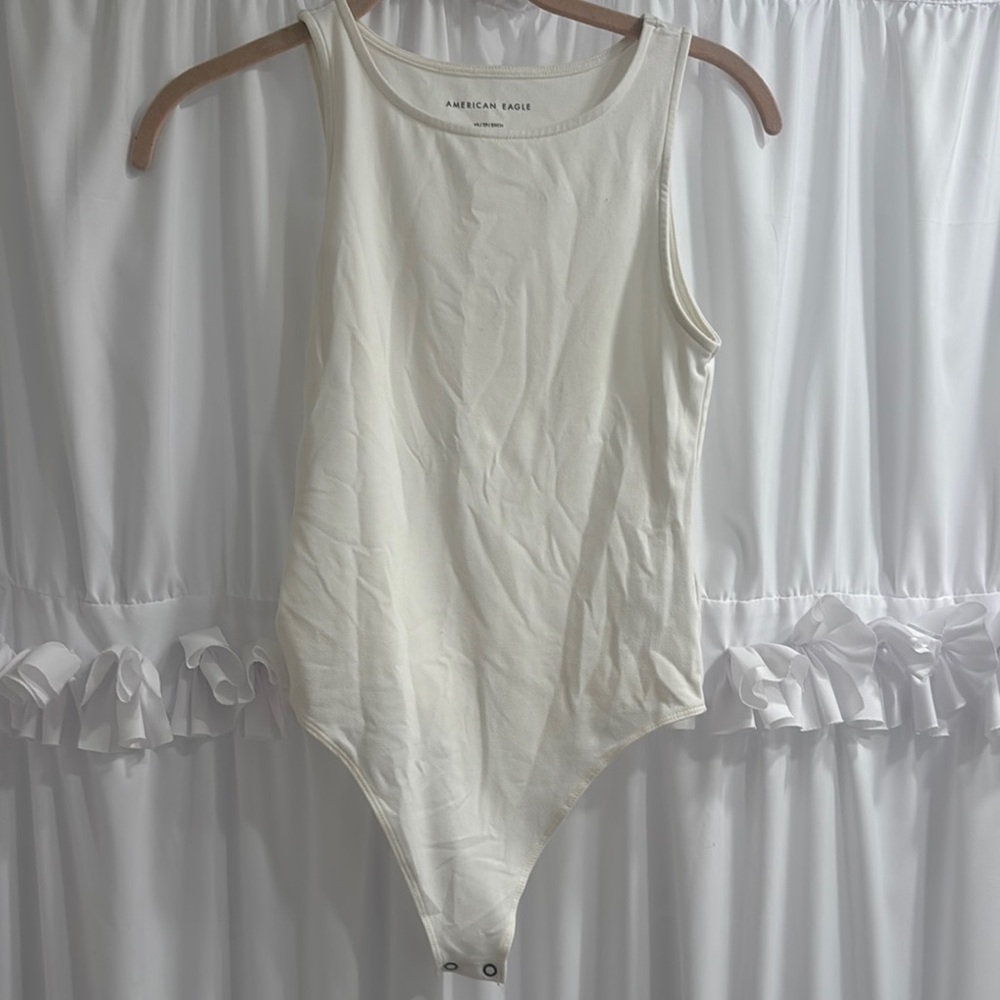 American Eagle Outfitters Cream One Piece